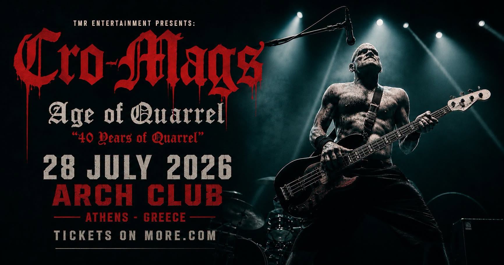 CRO-MAGS (US) LIVE IN ATHENS